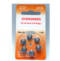 A13 Hearing Aid Battery